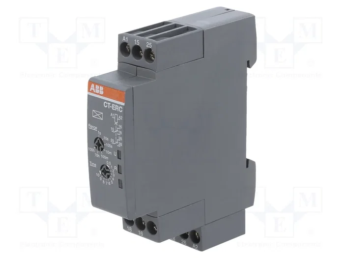 ABB 1SVR508100R0100 Relé de tiempo DPDT 0,05s÷100h ABB 1SVR508100R0100 Relé de tiempo DPDT 0,05s÷100h