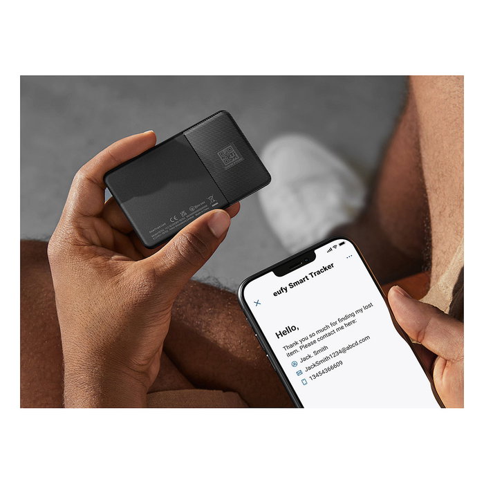 Eufy SmartTrack Card Universal Rastreador GPS Negro