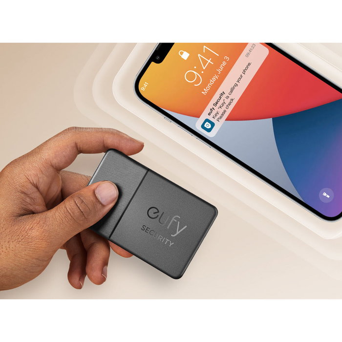 Eufy SmartTrack Card Universal Rastreador GPS Negro