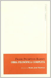 COMARES Obra filosófica completa, Frank Plumpton Ramsey - COMARES