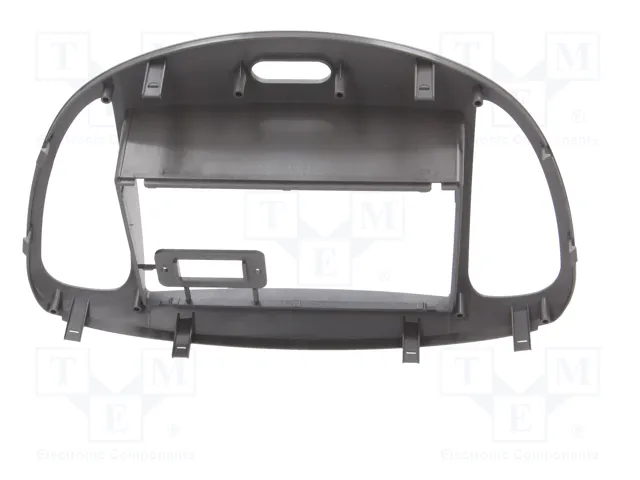 PER.PIC. Bastidor de montaje de radio 2 DIN para Hyundai i10 (2011+) color plata
