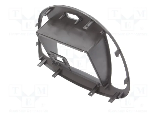 PER.PIC. Bastidor de montaje de radio 2 DIN para Hyundai i10 (2011+) color plata