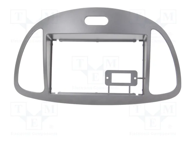 PER.PIC. Bastidor de montaje de radio 2 DIN para Hyundai i10 (2011+) color plata