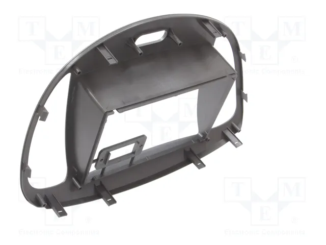 PER.PIC. Bastidor de montaje de radio 2 DIN para Hyundai i10 (2011+) color plata