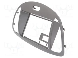 PER.PIC. Bastidor de montaje de radio 2 DIN para Hyundai i10 (2011+) color plata