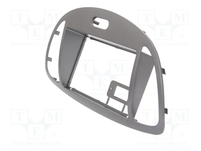 PER.PIC. Bastidor de montaje de radio 2 DIN para Hyundai i10 (2011+) color plata