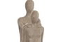 DKD Home Decor Figura de Resina Yoga Beige