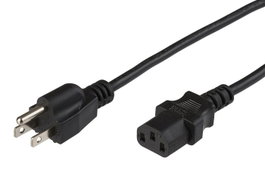 MicroConnect Cable de Alimentación NEMA 5-15P a C13, 4 Metros, AWG14, SJT, PE110440SJT-IT