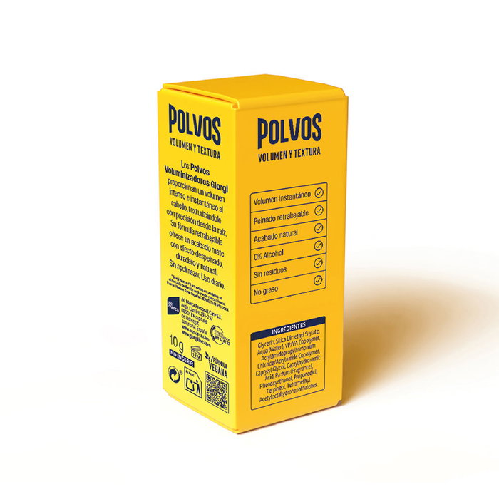 Giorgi Line Polvos Voluminizadores para el Cabello Volumen y Textura Efecto Reactivable, 10 g