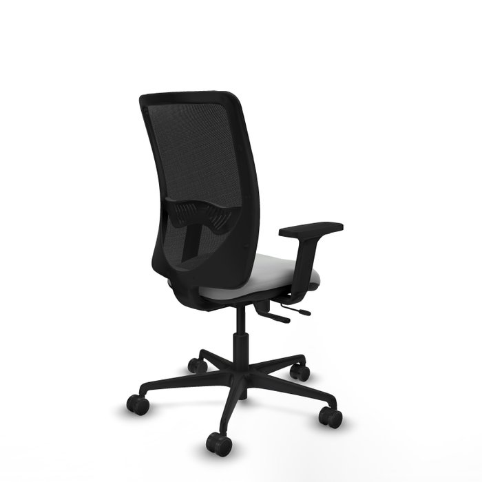 PIQUERAS Y CRESPO Silla de oficina Zulema Gris claro y Negro