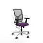 PIQUERAS Y CRESPO Silla de oficina Motilla con mecanismo Sincro/Traslack, Morado y Gris