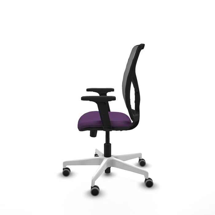 PIQUERAS Y CRESPO Silla de oficina Motilla con mecanismo Sincro/Traslack, Morado y Gris
