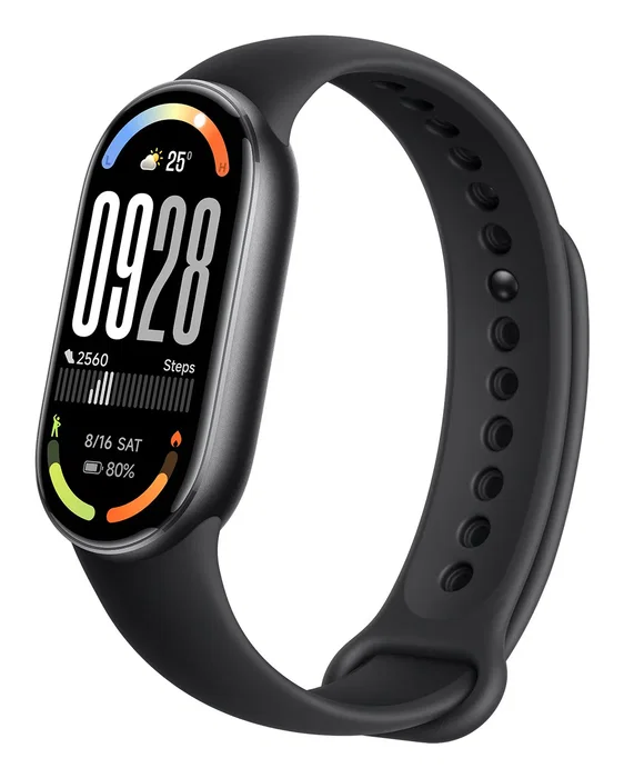 Xiaomi Smart Band 10 Negro - Pulsera de actividad con pantalla AMOLED 1.72", monitor frecuencia cardiaca, sueño, 21 días batería