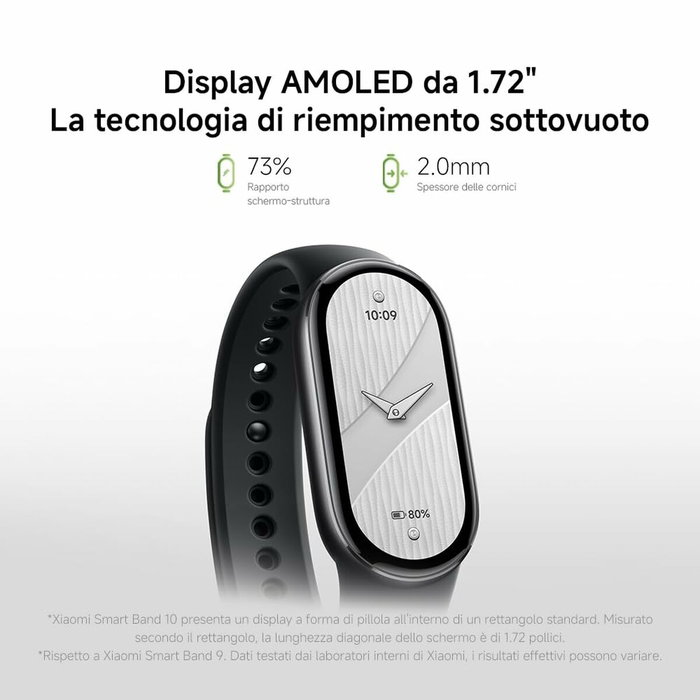 Xiaomi Smart Band 10 Negro Medianoche