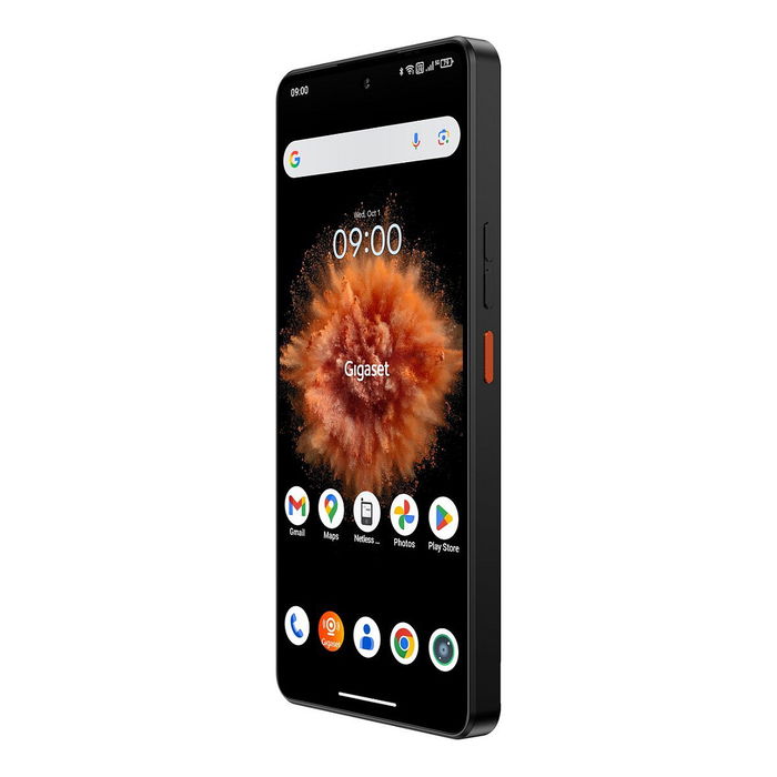 Gigaset GS6 PRO Smartphone Android 15 6.67" OLED 120Hz 8GB RAM 128GB 64MP Triple Cámara 5G 5300mAh Batería Negro