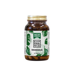 NATURGREEN Experience Moringa 90 Cápsulas - Complemento Alimenticio de Hojas de Moringa Oleífera, Certificación Bio, 1050 mg por 3 Cápsulas