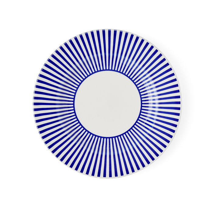 Spode Plato de Postre Steccato 22.2 cm, Set de 4 Unidades, Azul Cobalto, Apto Lavavajillas, Fabricado en Inglaterra Spode Plato de Postre Steccato 22.2 cm, Set de 4 Unidades, Azul Cobalto, Apto Lavavajillas, Fabricado en Inglaterra