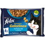 Purina FELIX Sensations Salmón, Gambas y Trucha 12x85g