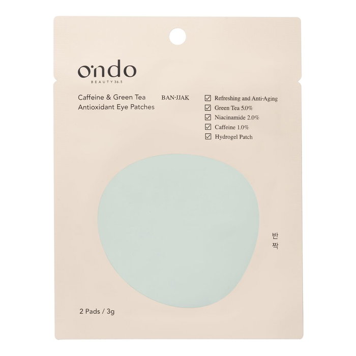 Ondo Beauty 36.5 CAFFEINE & GREEN TEA antioxidant eye patches 2 u Ondo Beauty 36.5 CAFFEINE & GREEN TEA antioxidant eye patches 2 u