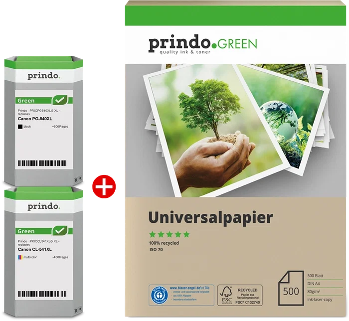 Prindo Green XL Value Pack Negro y Varios Colores