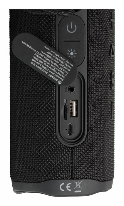 Denver BTV-223B BLACK Altavoz Portátil de Fiesta Negro 20 W