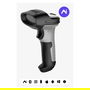 Inateck BCST-72 Lector de Códigos de Barras Portátil 2D Láser Inalámbrico Bluetooth/USB, Escáner QR PDF417 Aztec Code, Manual, Color Gris