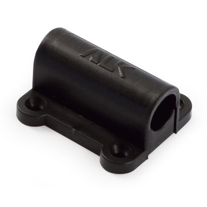 HERRAJES ALK Puente Guía Deslizante Para Tubo Acabado Negro HERRAJES ALK Puente Guía Deslizante Para Tubo Acabado Negro