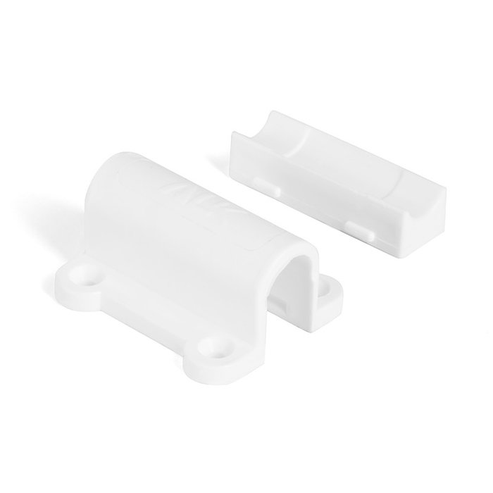 HERRAJES ALK Puente Guía Deslizante Para Tubo Acabado Negro HERRAJES ALK Puente Guía Deslizante Para Tubo Acabado Negro