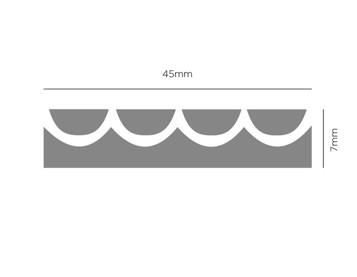 Innspiro Cartucho para Troqueladora de Bordes Ondas 10x43mm