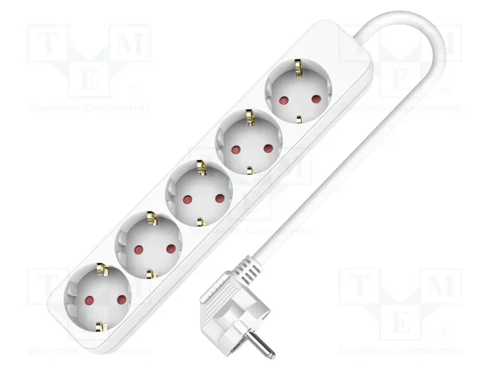 PLASTROL Prolongador de alimentación H05VV-F 3G1,5mm2 3m Blanco PLASTROL Prolongador de alimentación H05VV-F 3G1,5mm2 3m Blanco