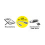 VALUE Cable USB 2.0 Micro B a USB A Macho/Hembra 0.15m - OTG, Negro (Ref: 11.99.8311)