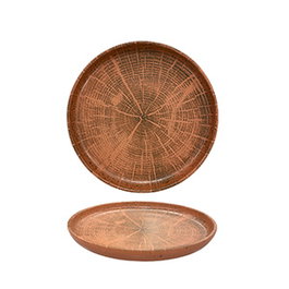 Summa Plato Nórdico Gres Forest Terracota, Diámetro 22 cm (Set de 6)
