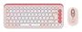 Logitech POP ICON Combo de teclado y ratón inalámbrico rosa