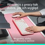 Logitech POP ICON Combo de teclado y ratón inalámbrico rosa