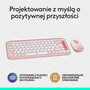 Logitech POP ICON Combo de teclado y ratón inalámbrico rosa