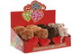 DKD Home Decor Peluche Oso Corazón Kids Beige Camel 10 x 14 x 10 cm (12 Unidades)