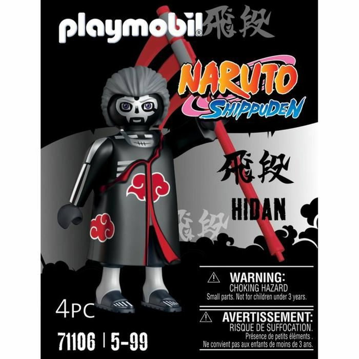Playmobil Figura Hidan Naruto Shippuden con capa de Akatsuki y guadaña Playmobil Figura Hidan Naruto Shippuden con capa de Akatsuki y guadaña