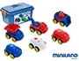 Miniland Juego Didactico con 10 Vehiculos Profesionales Flexibles para Educacion Vial