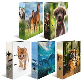 Herma Motiv-Ordner DIN A4 Animales Favoritos (Set de 10)