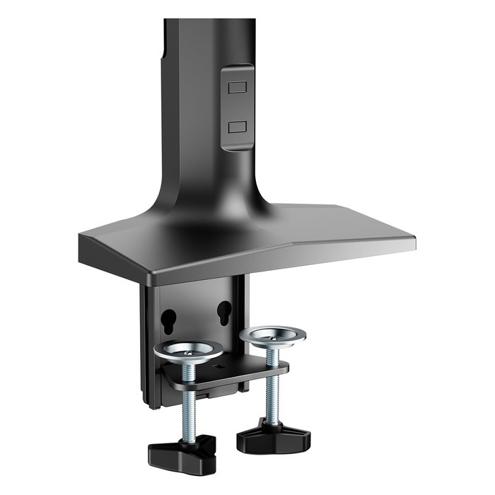 V7 Soporte de Montaje Doble para 2 Monitores LCD, Brazos con Gasfeder, Ajuste de Altura/Giro/Inclinación, Hasta 10kg y 27", VESA 75x75/100x100 mm, Montaje en Escritorio, Negro V7 Soporte de Montaje Doble para 2 Monitores LCD, Brazos con Gasfeder, Ajuste de Altura/Giro/Inclinación, Hasta 10kg y 27", VESA 75x75/100x100 mm, Montaje en Escritorio, Negro