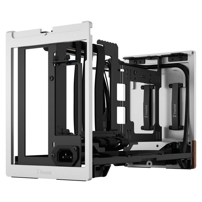 Fractal Design Terra Plata Caja PC SFF Mini-ITX Aluminio 7.7 cm