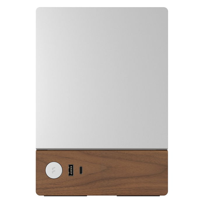 Fractal Design Terra Plata Caja PC SFF Mini-ITX Aluminio 7.7 cm