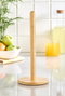 Hermia Soporte para Servilletas de Bambú, Organizador de Cocina y Comedor, Color Madera