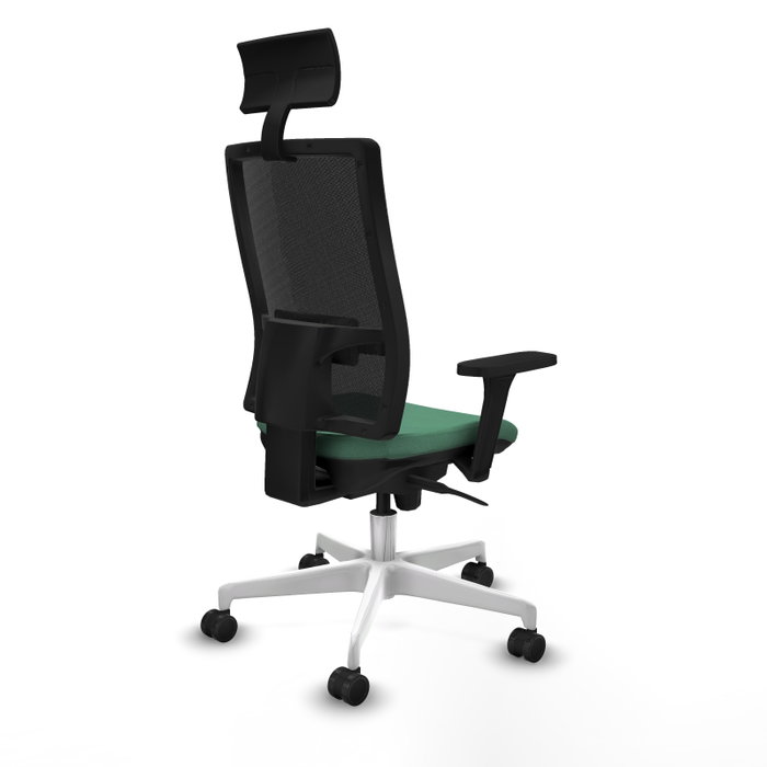 PIQUERAS Y CRESPO Silla de oficina Horna Verde esmeralda y Negro PIQUERAS Y CRESPO Silla de oficina Horna Verde esmeralda y Negro