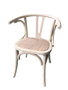 DKD Home Decor Silla Olmo Ratan Marrón