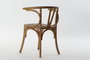 DKD Home Decor Silla Olmo Ratan Marrón