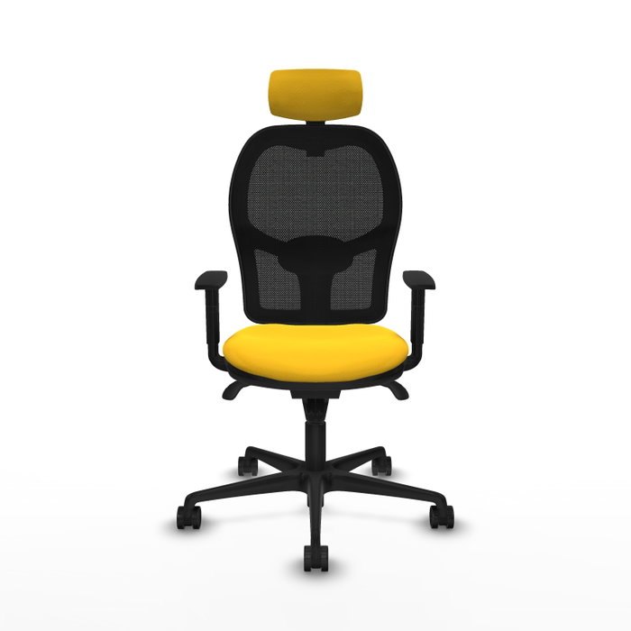 PIQUERAS Y CRESPO Silla de oficina Jorquera Amarillo y Negro PIQUERAS Y CRESPO Silla de oficina Jorquera Amarillo y Negro