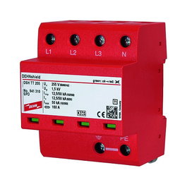 Dehn + Soehne DEHN DSH TT 255 Protector de sobretensión combinada base para sistemas TT y TN-S