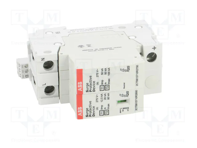 ABB OVR T1-T2 1N 12.5-275S P TS QS Limitador de sobretensiones Tipo 1+2