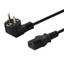 SAVIO Cable de alimentación H03VV-F 3x1mm2 5m negro